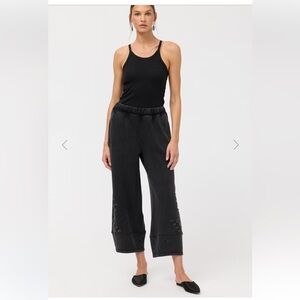 NWT JOHNNY WAS FRENCH TERRY LINEN BARREL PANT